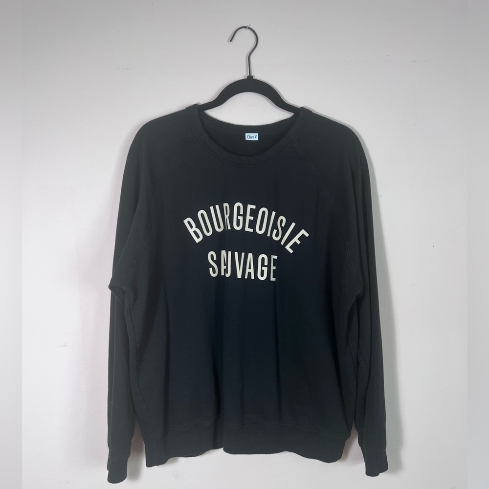 Clare V Bourgeoisie Sauvage sweatshirt XL